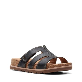 Yacht Coral - Black Leather