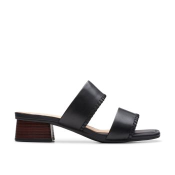 Serina35 Mule - Black Leather