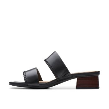 Serina35 Mule - Black Leather