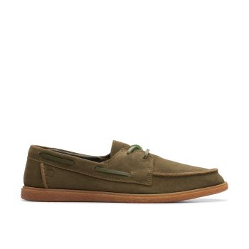 Clarkbay Go - Olive Suede