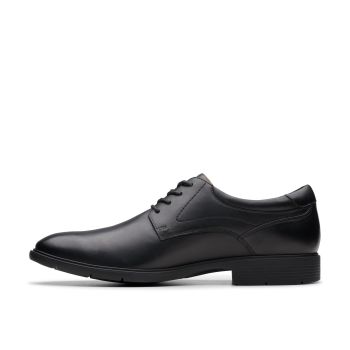 Eldredge Plain - Black Leather