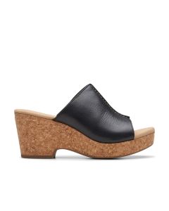 Giselle Orchid - Black Leather