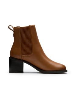 Chamberly Top - Tan Leather