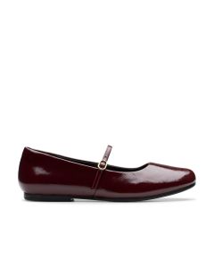 Livia Sky - Burgundy Patent