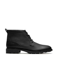Emmet Zip - Black Distressed