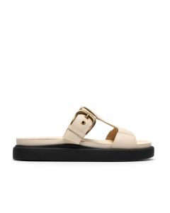 Aristella West - Cream Leather