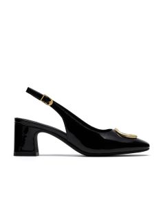Fernie Sling - Black Pat Lea