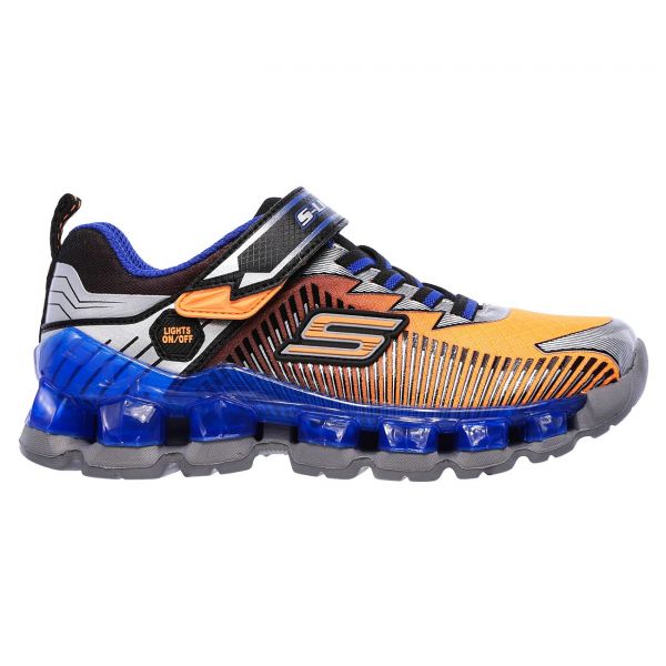 Skechers kids flashpod gore and strap light up sneaker discount