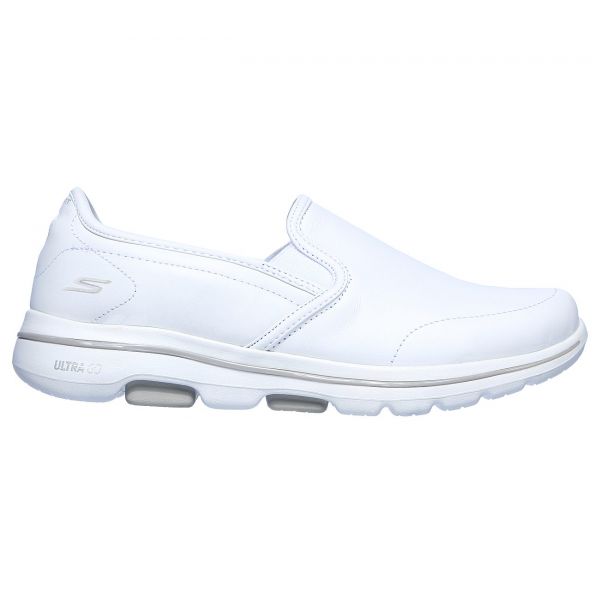 White go walk skechers Clearance