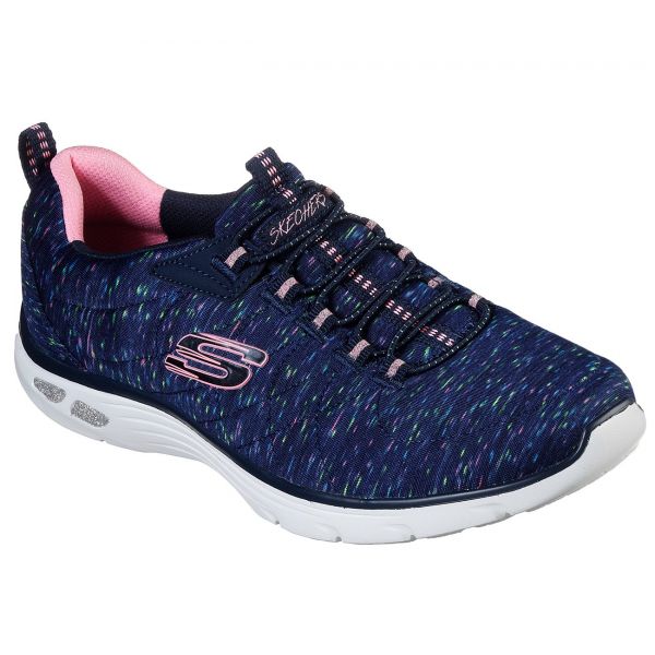 Skechers sparkle bungee slip-on sales shoes - empire d'lux