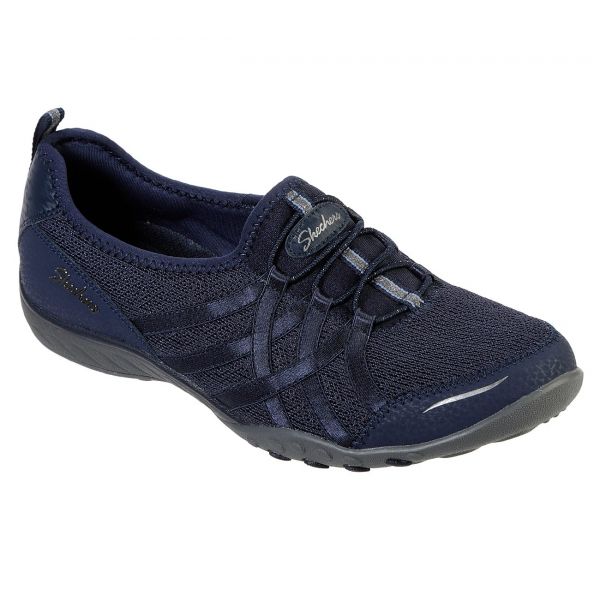 Skechers breathe easy navy on sale