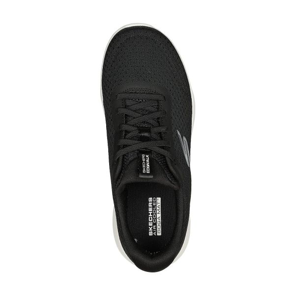 Skechers go walk joy black and white hot sale