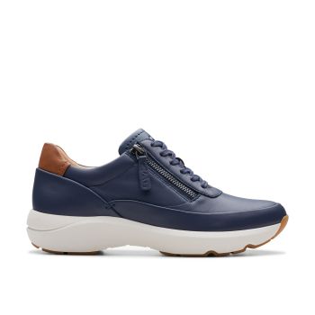 Tivoli Zip - Navy Leather