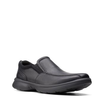 Bradley Step - Black Tumbled Lea