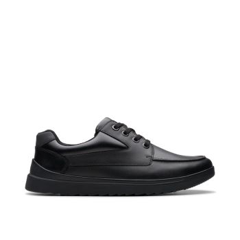 Keelan Flare Y - Black Leather