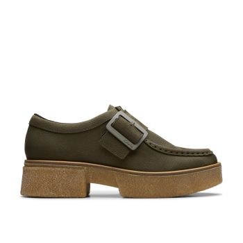Linoso Monk - Dark Green Nubuck