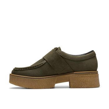 Linoso Monk - Dark Green Nubuck