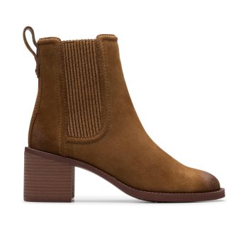 Chamberly Top - Walnut Suede