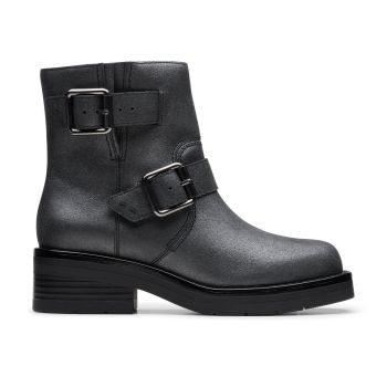 Rebelle Buckle - Pewter Metallic