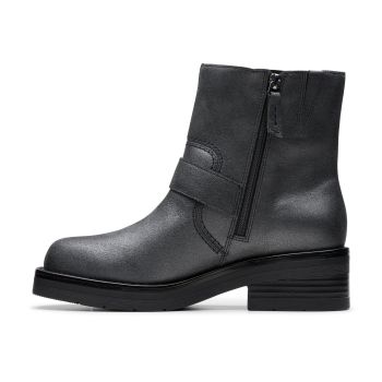 Rebelle Buckle - Pewter Metallic