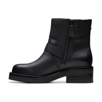 Rebelle Buckle - Black Leather