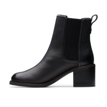 Chamberly Top - Black Leather