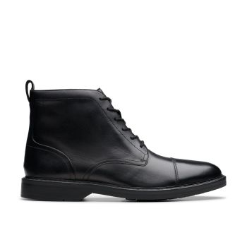 Aldwin Cap - Black Leather