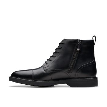 Aldwin Cap - Black Leather