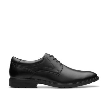 Eldredge Plain - Black Leather
