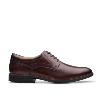 Eldredge Plain - Dark Brown Lea