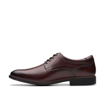 Eldredge Plain - Dark Brown Lea