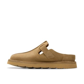 Solsbury Mule - Dark Sand Suede