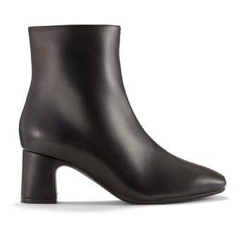 Fernie Zip - Black Leather