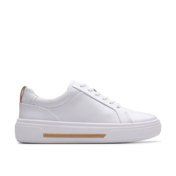 Hollyhock Walk - White Leather