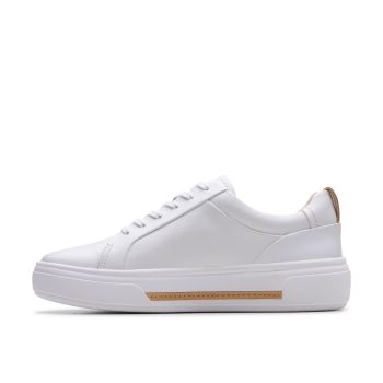 Hollyhock Walk - White Leather