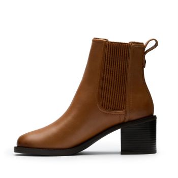 Chamberly Top - Tan Leather