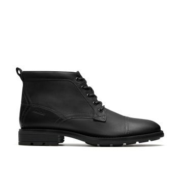 Emmet Zip - Black Distressed