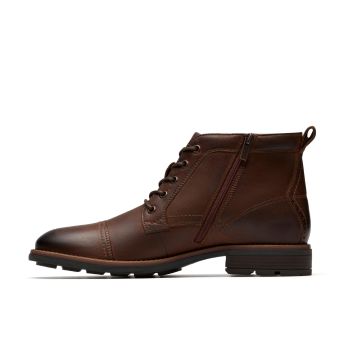 Emmet Zip - Brown Distressed