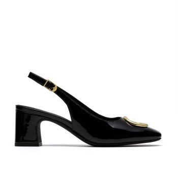 Fernie Sling - Black Pat Lea