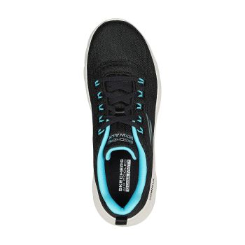 Go Walk Flex - Black/Aqua