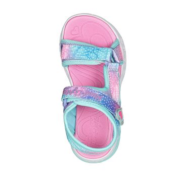 Flutter Hearts Sandal - Turquiose Mint