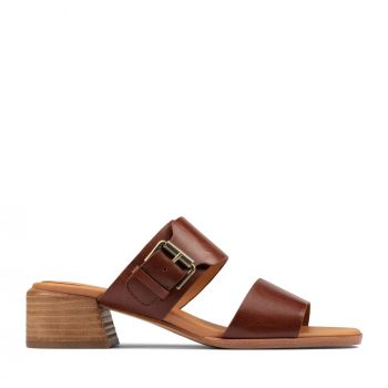 Landra35 Mule - Dark Tan Lea