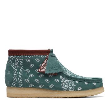 Wallabee Boot - Green Paisley