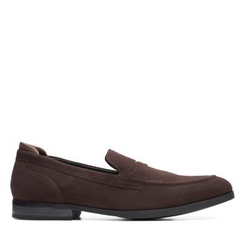 Bradish Ease - Dark Brown Suede