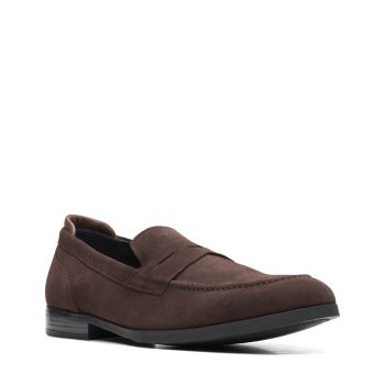 Bradish Ease - Dark Brown Suede
