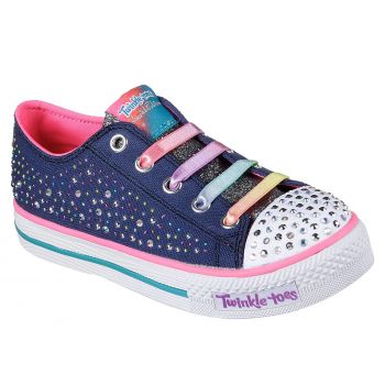 Shuffles- Twirly Toes - Navy Mint