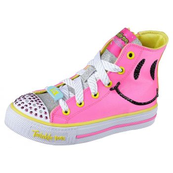 Shuffles -Sparkle Smile - Neon Pink Yellow