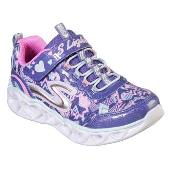 Heart Lights - Purple Mint
