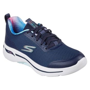 Go Walk Arch Fit - Navy/Turquoise