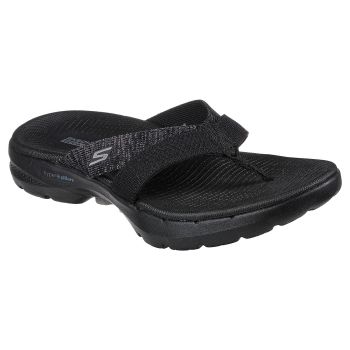 Go Walk 6 Sandal - Black Grey